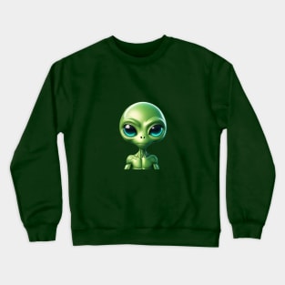 Green Martian Crewneck Sweatshirt